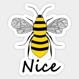 BE NICE Kindness Is Cool Sticker